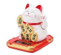 HERCHR Chat Maneki Neko, Maneki Neko,Chat Chinois Porte Bonheur,Chats Manekis Nekos Lucky Cat,Chats Porte Bonheur japonaisChat Porte Bonheur Bonne Chance,Sweet Solar Chanceux