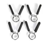 HERCHR Colliers à Clip à Ressort, 4PCS 25mm/0,98in de Diamètre Clip à Ressort pour Haltères Clips de Serrage pour Haltères pour Haltérophilie Force Gym Fitness