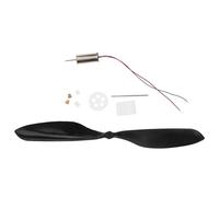 HERCHR Coreless Motor Propeller Set, High Speed Gearbox Propeller Aircraft Coreless Motor Permanent Magnet for RC (8520 Reduction Set Complete Set)