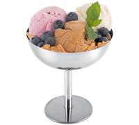 HERCHR coupe a glace,Coupes à glace, Coupe à Glace Basse, bols à crème glacée,coupes à dessert bol à dessert pour crème glacée, dessert, Coupe à Glace en Acier Inoxydable, 200ml