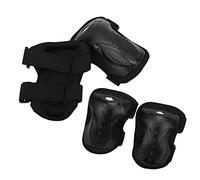 HERCHR Coussinets De Planche à roulettes De Protection, 6 Pièces éponge Genou Kit De Protection Genou Coudière Protège-Poignets Adultes Coussin De Protection De Sécurité pour Adultes Skateboard