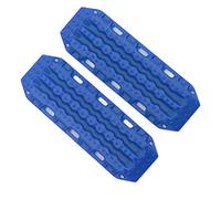 HERCHR Échelle de Sable RC 2PCS, 58 mm / 2,3 Pouces de récupération en Plastique Carte d'aide Antiked Auto Board pour SCX24 1/24 RCCrawlers et 1/18 RCCAR (Blue)