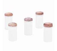 HERCHR Embouts de Queue de Billard à Enfiler, 10 pièces, Embouts de Queue de Billard, pièces de Billard pour Remplacement (13mm)