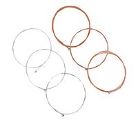 HERCHR Ensembles De 6 Cordes De Guitare en Acier De Remplacement pour Cordes De Guitare Acoustique Cordes De Guitare en Acier De Remplacement Jeu De Cordes De Guitare Folk électrique