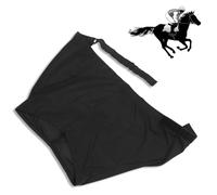 HERCHR Épaulière de Cheval, Bavoir Anti-frottement Extensible Économiseur de Poitrine Protecteur de Garrot Protège-épaule de Cheval Extensible Protecteur Tissu Hautement Élastique Noir