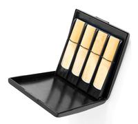 HERCHR Étui à Anches de Saxophone, Protège-anches pour Saxophone Alto/ténor Boîte de Rangement Étanche pour Anches de Clarinette Basse, Support de Rangement pour 8 Anches
