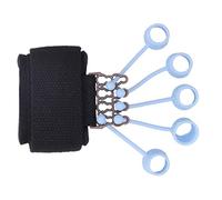 HERCHR Extenseur De Doigt, Exercice De Doigt en Silicone Favorisant la Flexibilité de la Circulation des Mains Élastique Universel pour Soulager la Douleur Au Poignet(Jaune)