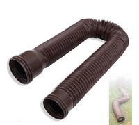 HERCHR Extension de Disque de gouttière de Pluie 20-59 dans Un divertisseur PE Flexible Extensible Extensible du Drain de Bec de Drainage pour Le Drainage de l'eau de Pluie extérieure (Brun)