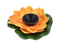 HERCHR Fontaine à énergie Solaire Lotus, Pompe à Eau Flottante de 16 cm, Mini Fontaine à Eau à énergie Solaire, Fleur Artificielle extérieure Debout pour Bains d'oiseaux, Jardin, étang, (Lotus 1)