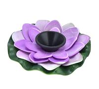 HERCHR Fontaine à énergie Solaire Lotus, Pompe à Eau Flottante de 16 cm, Mini Fontaine à Eau à énergie Solaire, Fleur Artificielle extérieure Debout pour Bains d'oiseaux, Jardin, étang, (Lotus 3)