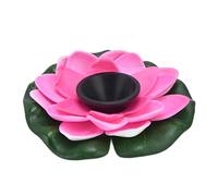 HERCHR Fontaine à énergie Solaire Lotus, Pompe à Eau Flottante de 16 cm, Mini Fontaine à Eau à énergie Solaire, Fleur Artificielle extérieure Debout pour Bains d'oiseaux, Jardin, étang, (Lotus 2)