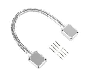 HERCHR Gaine Cable Porte,Conduit de Fil de Porte, diamètre intérieur de 8 mm, Cordon de Portes blindé télescopique, Montage exposé, câble de contrôle d'accès,Gaine de Passage en Acier Inoxydable