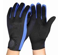HERCHR Gantsd'eau en néoprène 1,5 mm à Cinq Doigts, Gants Chauds d'hiver pour la plongée sous-Marine, la plongée avec Tuba, Le Surf, Le Kayak, Le canoë, la Natation (M)