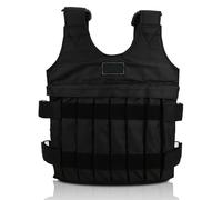 HERCHR Gilet Lesté Réglable Vide, Gilet de Musculation Charge Maximale 20 kg/44,09 LB Gilet Lesté Veste de Musculation d'exercice Gilet de Fitness Gilet D'entraînement Lesté pour Hommes Femmes