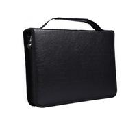 HERCHR Grande étui à Crayons en PU, 11.22x8.07x1.96 150 Fentes Grande capacité étui à Stylo marqueur boîte Polyvalent Porte-Crayon avec Fermeture à glissière pour Enfants étudiants (Noir)