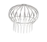 HERCHR Grille de Protection,Protège-gouttière, Garde de Gouttière,Tuyau De Descente Filtre, Filtre en Acier Inoxydable, pour Protecteurs De Tuyau De Descente Ronds en Forme De Ballon.(160 Tube)