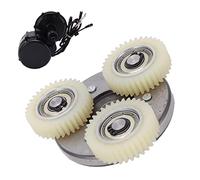 HERCHR Kit d'embrayage à Engrenages, pignons en Nylon 36 Dents et Embrayage 70 mm pour vélo électrique, Moteur de moyeu de Roue pour Moteur à entraînement Central 250 W 350 W