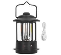 HERCHR Lanterne De Camping à LED, Lampe D'ouragan d'urgence 5 à 170 LM, Lanterne D'ambiance De Camping Portable Ergonomique Et étanche avec Poignée en Métal pour Tente Extérieure, Grange