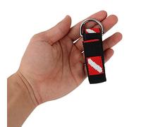 HERCHR Lanyard à Main de plongée, Bracelet réglable Scuba Souffre de Poignet Corde Suspendue avec Une Bague en Forme de Clip d pour plongeurs et plongés avec Plongeur