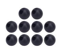 HERCHR Lot de 10 Bouchons de Boule de câble de poulie de Fitness, Fixation de Bouchon de Boule de câble, pièces de Joint en Caoutchouc de Remplacement pour Machine de Gymnastique,
