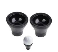 HERCHR Lot de 2 ramasse-balles de golf en caoutchouc, installation rapide, pratique avec ventouse en caoutchouc pour putter et poignée de swing, accessoires de golf.