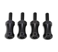 HERCHR Lot de 4 coupleurs hexagonaux pour Roues RC, Adaptateur de moyeu de Roue RC 42 mm/1,65 po, Extension de 12 mm de diamètre, pour Voiture télécommandée 1/10