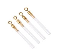 HERCHR Lot de 50 adaptateurs de Flotteur Waggler, 3 Tailles d'émerillons de pêche avec Accessoires pour adaptateurs de flotteurs de Tubes(S)