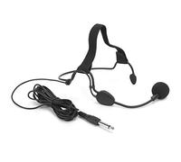 HERCHR Microphone de Casque à Crochet d'oreille, Microphone Dynamique sur l'oreille avec Prise 6,35 mm pour Instruments de Musique WH20TQG, amplificateur de Voix de Guitare, Haut-Parleur