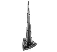 HERCHR Modèle Burj Khalifa, 18cm/7.1in Miniature Burj Khalifa Dubaï Tour Modèle Bâtiment Alliage Dubaï Collection Souvenir pour Les Arts Artisanat Bureau Accueil