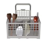 HERCHR Panier Couverts Universel pour Lave-Vaisselle, 9,4 × 5,3 × 4,8 Pouces Panier Porte-Couverts, Boîte Remplacement Panier Couverts Poignée Amovible, Rack Rangement pour Lave-Vaisselle Polyvalents