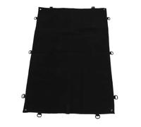 HERCHR Panneau d'affichage Mural en Nylon pour Organisateur de Patchs avec Boucles, Panneau de Support de Rangement pour Organisateur Mural pour Montrer Le Crochet d'emblème de Moral (M.)