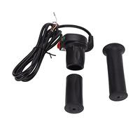 HERCHR Poignée d'accélérateur 48 V pour vélo électrique, Poignée d'accélérateur Demi-Tour Poignées d'accélérateur antidérapantes et torsadées pour vélo électrique Manche de 22mm/0,9 po