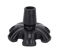 HERCHR Pointe de canne de marche, conception à 6 piliers, pointe de canne debout, remplacement en caoutchouc robuste en Silicone, coussinet de pied de bâtons de marche de 22 mm