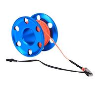 HERCHR Reel de Bobine de plongée, Bobine de plongée en Plastique en Plastique avec Un Boulon à Double extrémité en Acier Inoxydable pour Les Sports sous-Marins, épave de plongée (30m)