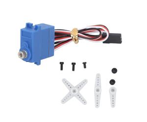 HERCHR Servo étanche, Kit De Servomoteur Numérique De Direction à Engrenages Métalliques à Haute Torsion à 3 Fils, Accessoires pour Voiture Traxxas 1/18 TRX4M RC