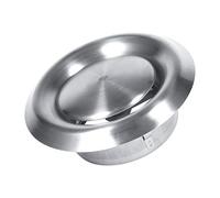 HERCHR Sortie d'évents en acier inoxydable, couvercle de ventilation d'évent mural réglable évents de toit ronds évent d'échappement mur plafond maison(150mm)