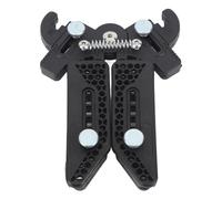 HERCHR Support d'arc De Tir à l'arc, Poulie d'arc Pliante Réglable, Support De Cadre d'arc De Tir à l'arc, Support De Support d'arc Composé, Béquille(Noir)