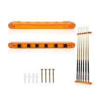 HERCHR Support de Billard en Bois, Porte-queues mural 6 Places Accessoires Billard pour L'école, Maisons et Clubs