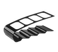 HERCHR Support De Télécommande, Organisateur De Télécommande à 4 Compartiments Pour Table, Support De Télécommandes Pour Table, Organisateur De Télécommandes, Supports De Télécommandess (Noir)