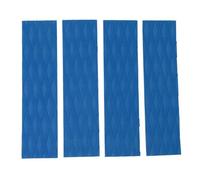 HERCHR Tampons de Traction de la Planche de Surf, 4pcs 31x8cm / 12,3x3.1 Pouces Anti-Glissade EVA Surf de Surf Traction de Pont de Gamme de terrasse pour skimboards Kayak shortboards (Bleu)