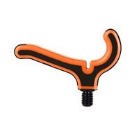 HERCHR Tête de Support de Canne à pêche Tête de Support pêche Universelle Support Canne à pêche fileté 3/8 po Support Pince pour matériel de pêche à Carpe pour matériel de pêche Plein air (Orange)