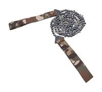 HERCHR Tronçonneuse De Poche, Scie à Fil, Scie à Câble, Scie De Camping, Scie De Survie, Scie à Main à Chaîne Pliante pour la Randonnée, la Coupe du Bois, 48 Pouces De Long