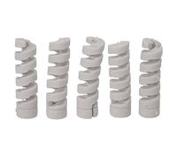 HERCHR Wrap Spiral Manchon de Câble de Vélo 10Pcs Protecteur de Cadre de Vélo Ride Wrap Protection de Cadre Bikewrap Caoutchouc Bikeshifter Protecteur de Boîtier de Câble de Frein (Gris)