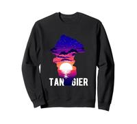 Hercule Cave Tangier City Coucher de Soleil au Maroc Sweatshirt