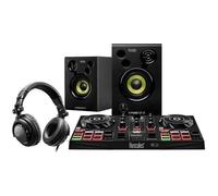 HERCULES DJLEARNING KIT - Contrôleur DJ 2-platines + Enceintes actives 2 x 15W + Casque DJ