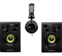 Hercules DJMonitor 32 + HDP DJ45 - Enceintes DJ 2x15W + Casque DJ - Noir