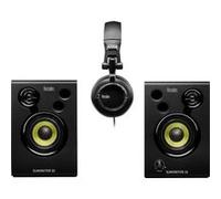 DJMonitor 32 + HDP DJ45 - Enceintes DJ 2x15W + Casque DJ - Noir