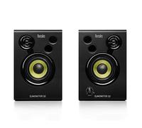 Hercules DJMonitor 32 - Moniteurs DJ actifs 2 voies compacts avec haut-parleurs 3,5" pour studio et DJ