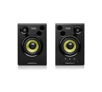Hercules DJMonitor 42 Noir : Enceintes de monitoring 2.0, 40W RMS, 80W PMPO, Woofer 4", 60-20000Hz, MDF, 185x220x155mm