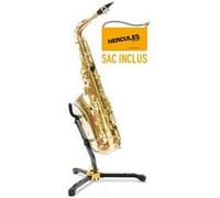 Hercules Stands Support pour saxophone DS530BB – Alto/Ténor – Noir